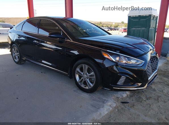 5NPE34AF0KH731069 2019 HYUNDAI SONATA Black Delantero derecho