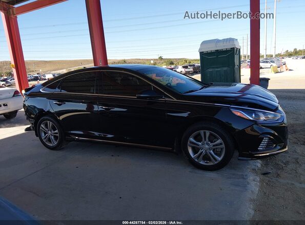 5NPE34AF0KH731069 2019 HYUNDAI SONATA Black Vista interior de 360 grados