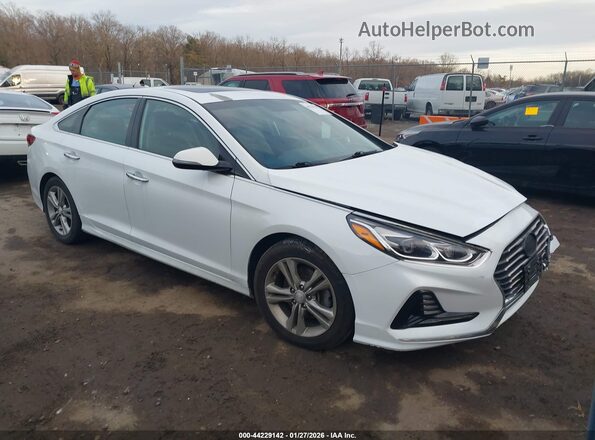 5NPE34AF2JH612017 2018 HYUNDAI SONATA White Przód prawy