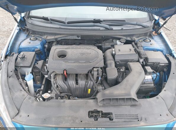5NPE34AF2JH635264 2018 HYUNDAI SONATA Blue Vista trasera