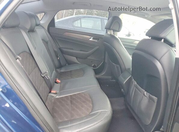 5NPE34AF4GH380450 2016 HYUNDAI SONATA Синий Вид задних сидений