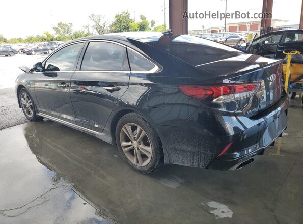 5NPE34AF5KH735652 2019 HYUNDAI SONATA Черный Задняя левая четверть