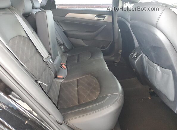 5NPE34AF5KH735652 2019 HYUNDAI SONATA Черный Вид задних сидений