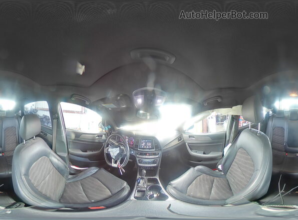 5NPE34AF5KH735652 2019 HYUNDAI SONATA Черный Вид наклейки с VIN-кодом