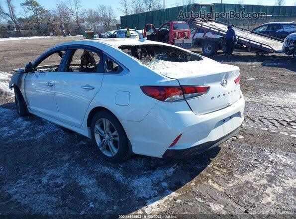 5NPE34AF6KH807393 2019 HYUNDAI SONATA White Tył lewy
