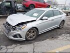 2019 Hyundai Sonata Sport Silver vin: 5NPE34AF6KH808348