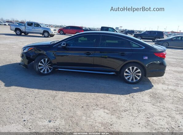 5NPE34AF7GH271870 2016 HYUNDAI SONATA Черный Панорамный вид салона 360°