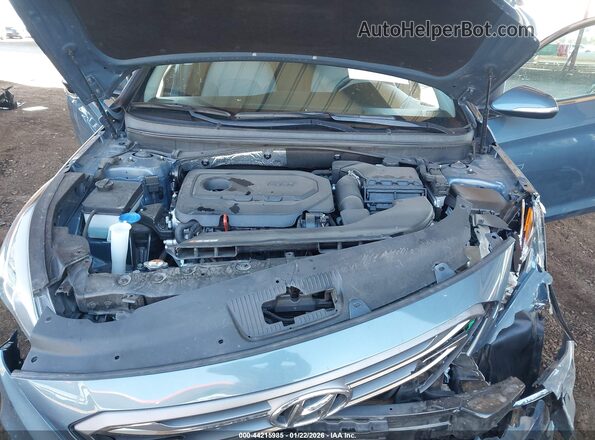 5NPE34AF9HH480190 2017 HYUNDAI SONATA Синий Вид сзади