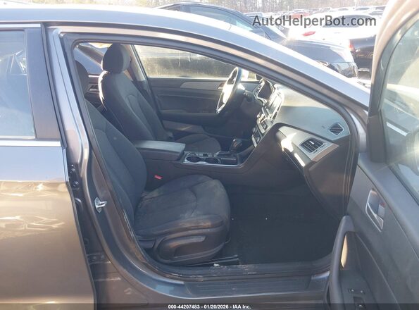 5NPE34AF9KH814306 2019 HYUNDAI SONATA Серый Вид салона спереди