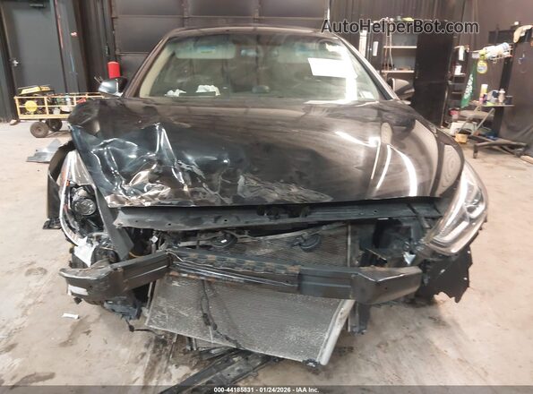 5NPE34AFXKH805758 2019 HYUNDAI SONATA Black Widok zestawu wskaźników