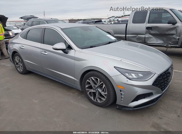 5NPEF4JA0LH017486 2020 HYUNDAI SONATA Silver Przód prawy