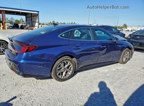 5NPEL4JA1LH010295 2020 HYUNDAI SONATA Синий Передняя правая четверть