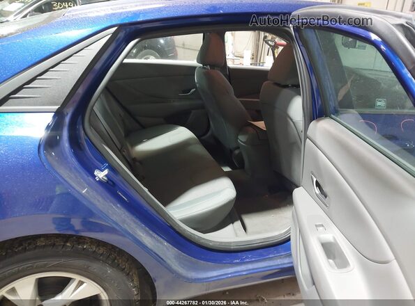 5NPLL4AG3MH049421 2021 HYUNDAI ELANTRA Синий Вид наклейки с VIN-кодом
