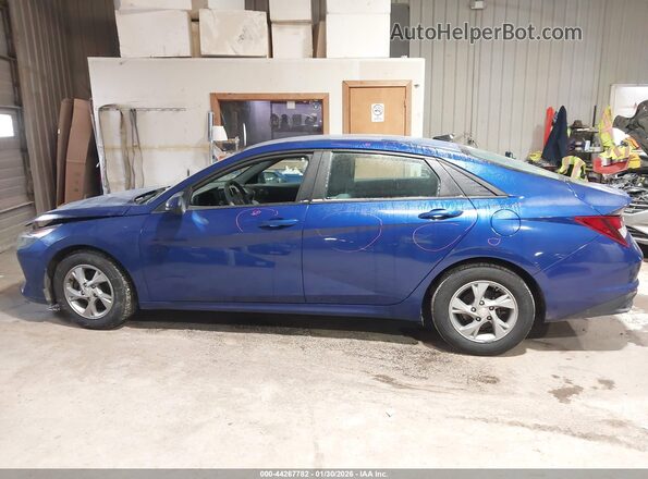 5NPLL4AG3MH049421 2021 HYUNDAI ELANTRA Синий Панорамный вид салона 360°