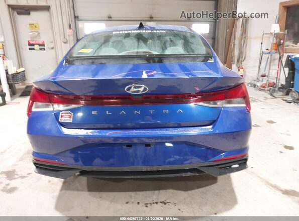 5NPLL4AG3MH049421 2021 HYUNDAI ELANTRA Синий 