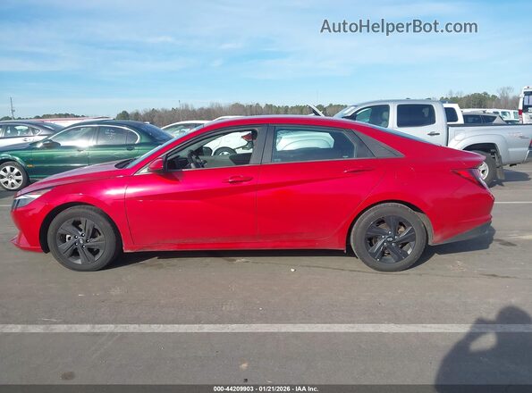 5NPLM4AG4PH119364 2023 HYUNDAI ELANTRA Красный Вид задней части салона