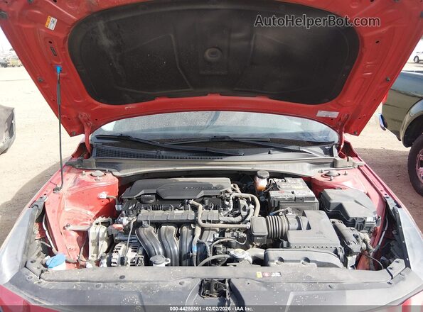 5NPLN4AGXNH057592 2022 HYUNDAI ELANTRA Red Вид ззаду