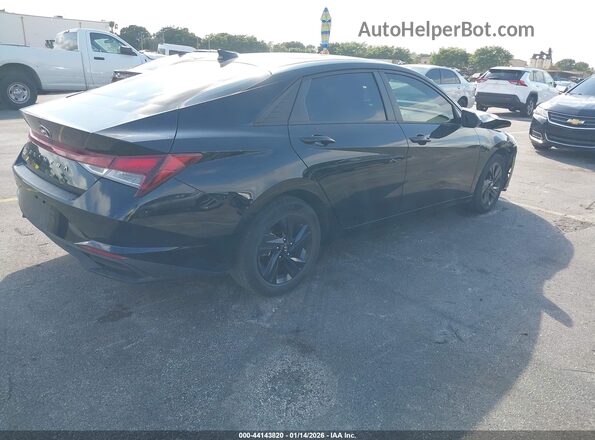 5NPLS4AG9NH079186 2022 HYUNDAI ELANTRA Черный Задняя правая четверть