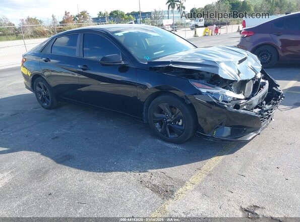 5NPLS4AG9NH079186 2022 HYUNDAI ELANTRA Черный Передняя правая четверть