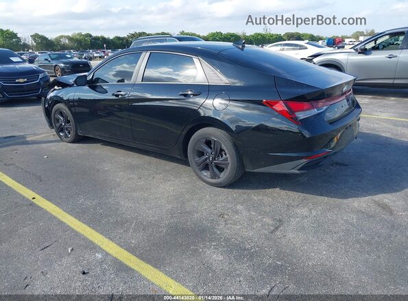 5NPLS4AG9NH079186 2022 HYUNDAI ELANTRA Черный Задняя левая четверть