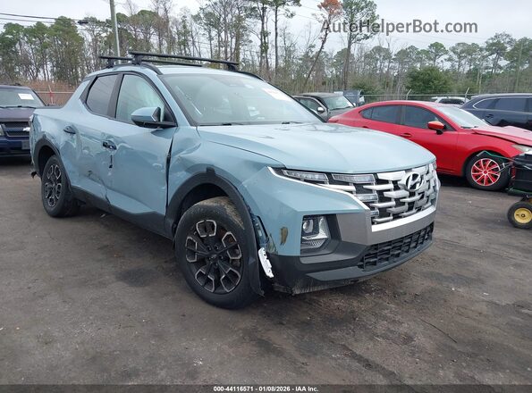 5NTJCDAE4PH075814 2023 HYUNDAI SANTA CRUZ Blue Przód prawy
