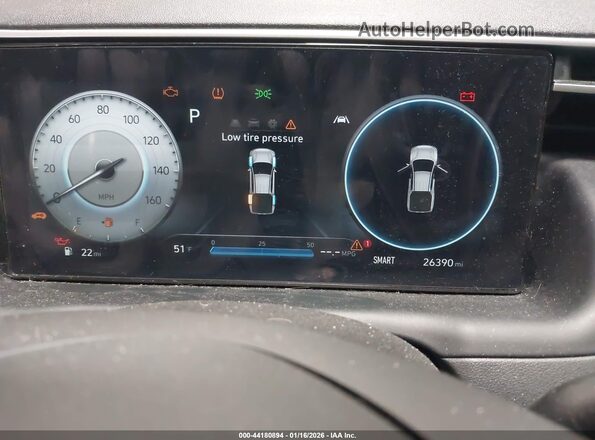 5NTJCDAE5PH075966 2023 HYUNDAI SANTA CRUZ White Widok tylnych siedzeń