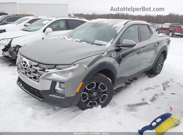 5NTJCDAE9PH051654 2023 HYUNDAI SANTA CRUZ Зеленый Передняя левая четверть