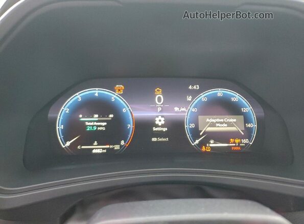 5TDAAAB50SS097488 2025 TOYOTA GRAND Gray Vista del cuadro de instrumentos