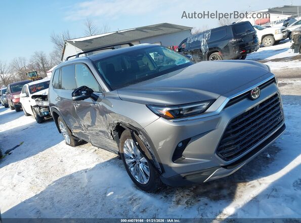 5TDAAAB51SS090064 2025 TOYOTA GRAND HIGHLANDER Серый Передняя правая четверть