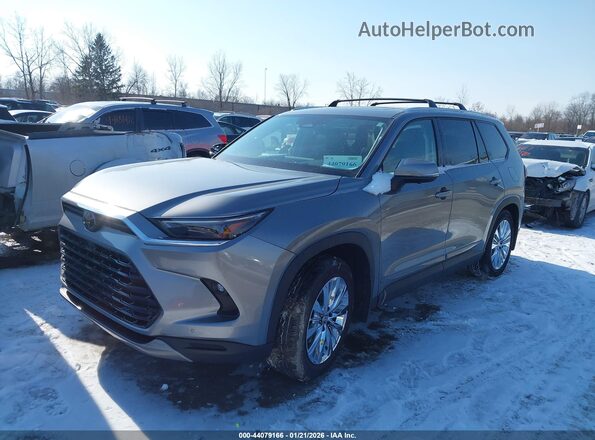 5TDAAAB51SS090064 2025 TOYOTA GRAND HIGHLANDER Серый Передняя левая четверть