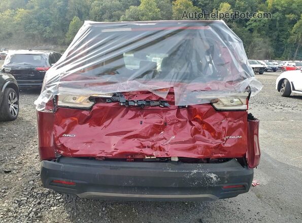 5TDAAAB52SS081132 2025 TOYOTA GRAND Burgundy Widok z tyłu
