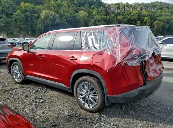 5TDAAAB52SS081132 2025 TOYOTA GRAND Burgundy Tył lewy