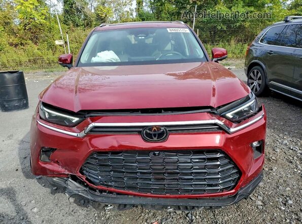 5TDAAAB52SS081132 2025 TOYOTA GRAND Burgundy Widok z przodu
