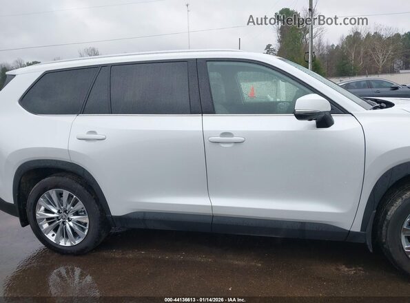 5TDAAAB5XSS096185 2025 TOYOTA GRAND HIGHLANDER White Widok wnętrza 360 stopni