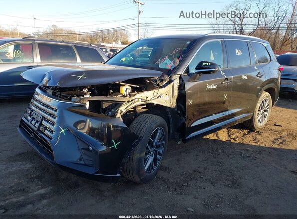 5TDAAAB60SS023495 2025 LEXUS TX 350 Black Widok z przodu