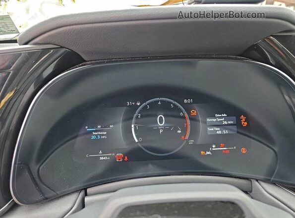 5TDAAAB60SS037848 2025 LEXUS TX Синий Вид панели приборов