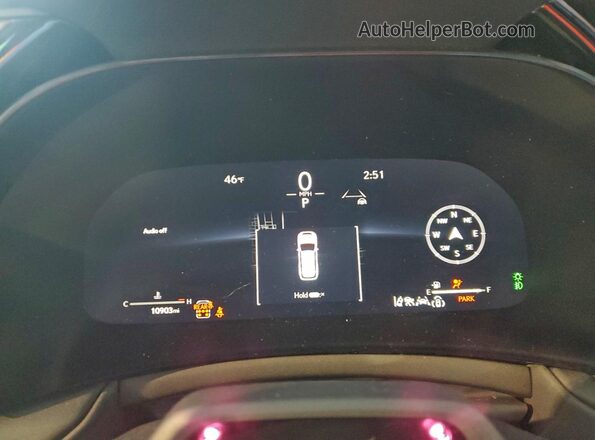 5TDAAAB65SS035576 2025 LEXUS TX Белый Вид щитка приборов