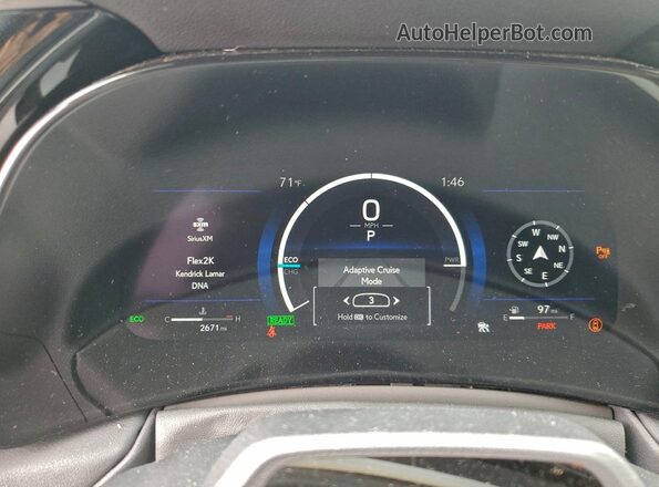 5TDABAB65TS017397 2026 LEXUS TX Silver Vista del cuadro de instrumentos
