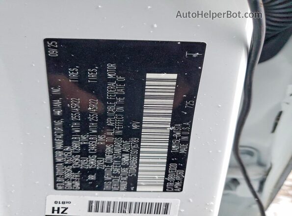 5TDABAB66TS016789 2026 LEXUS TX White Widok wnętrza 360 stopni