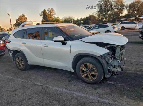 5TDABRCH7PS562876 2023 TOYOTA HIGHLANDER HYBRID Белый Передняя правая четверть