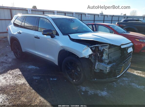 5TDACAB5XSS036904 2025 TOYOTA HIGHLANDER HYBRID White Przód prawy