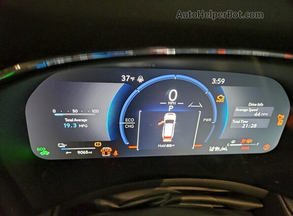 5TDACAC66TS001320 2026 LEXUS TX Белый Вид щитка приборов
