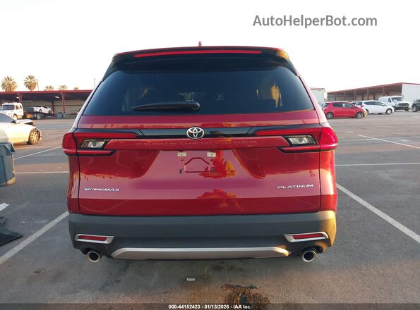 5TDADAB50SS024998 2025 TOYOTA HIGHLANDER HYBRID Red 
