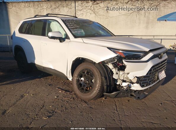 5TDADAB52SS012156 2025 TOYOTA HIGHLANDER HYBRID White Передня права чверть