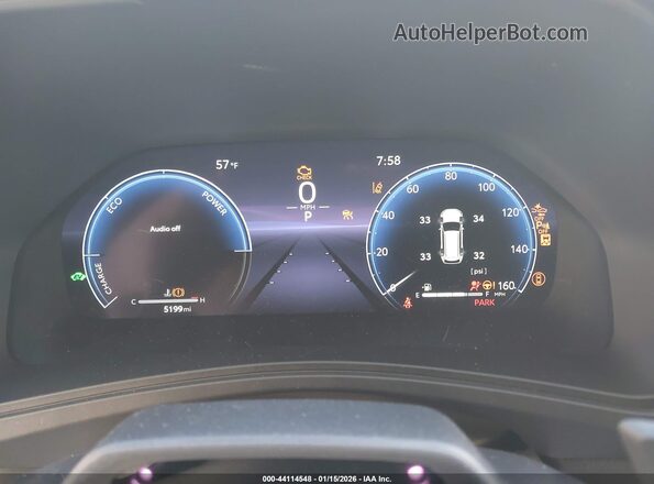5TDADAB52SS012156 2025 TOYOTA HIGHLANDER HYBRID White Вид задніх сидінь