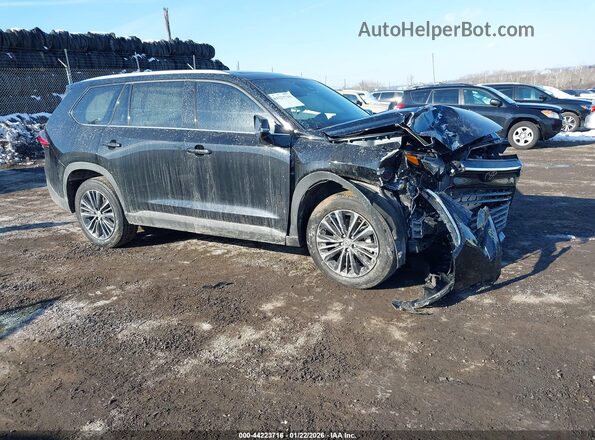 5TDADAB57SS021967 2025 TOYOTA HIGHLANDER HYBRID Black Передня права чверть