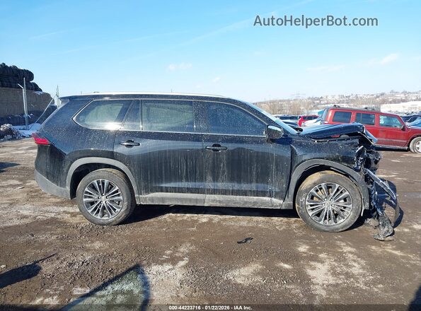 5TDADAB57SS021967 2025 TOYOTA HIGHLANDER HYBRID Black Вид задньої частини салону