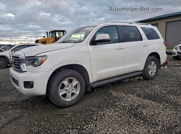 5TDAY5B18MS184588 2021 TOYOTA SEQUOIA Белый Передняя левая четверть