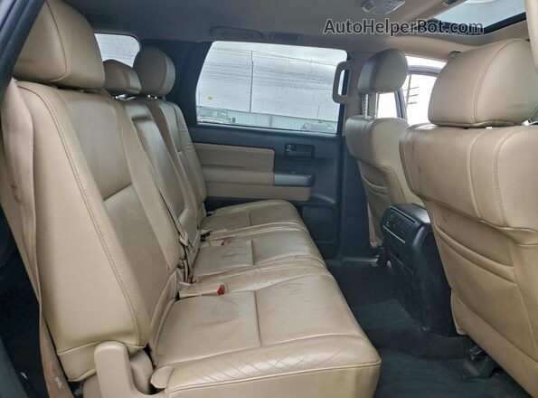 5TDBY5G12GS145643 2016 TOYOTA SEQUOIA Серый Вид задней части салона