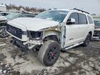 2020 Toyota Sequoia Sr5 White vin: 5TDBY5G12LS175638